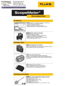 ScopeMeter - Test Equipment Depot