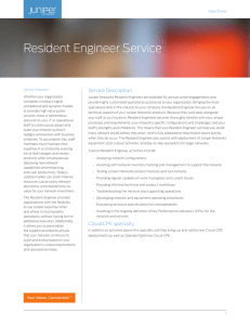 Resident Engineer Datasheet