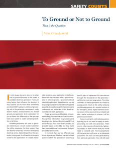 To Ground or Not to Ground