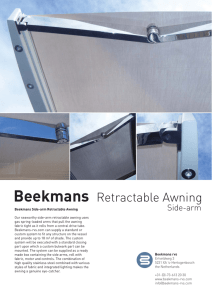 Beekmans Retractable Awning