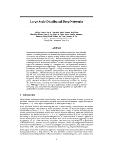Large Scale Distributed Deep Networks