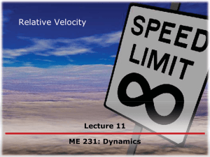 Relative Velocity