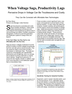 When Voltage Sags, Productivity Lags