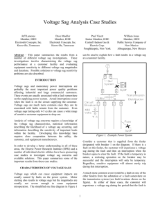 Voltage Sag Analysis Case Studies