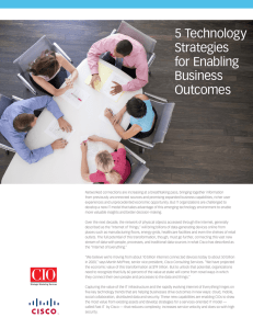 5 Technology Strategies for Enabling Business Outcomes