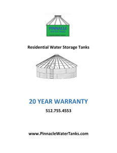 Pinnacle Water Tanks - Contain Water Systems