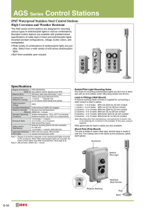 AGS Series Control Stations