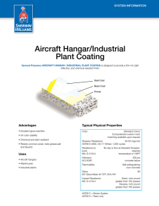 aircraft Hangar/industrial Plant Coating
