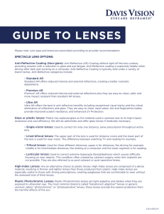guide to lenses