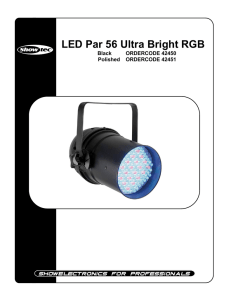 LED Par 56 Ultra Bright RGB