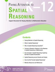 Paying Attention to Spatial Reasoning, K