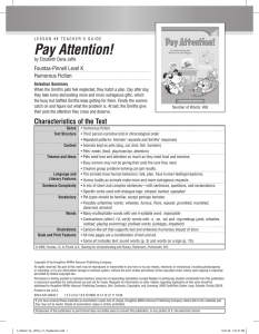 Pay Attention! - Houghton Mifflin Harcourt