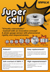 "Virtually unbreakable!" - loadcell with an innovative concept! A