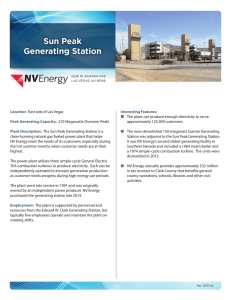 Sun Peak Generating Station