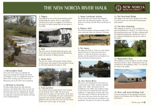 the new norcia river walk - New Norcia Benedictine Community