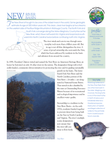 New River Basin - North Carolina Office of Environmental Education