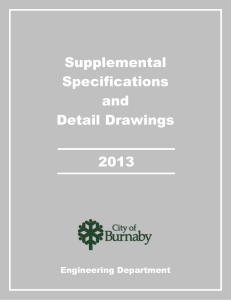 Supplemental Specifications and Detail Drawings 2013