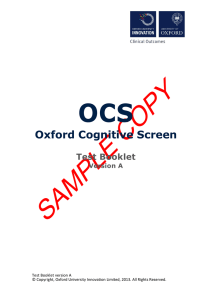 OCS_TestBooklet_Version A_SAMPLE COPY