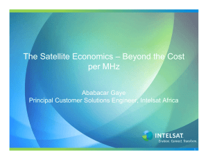 The Satellite Economics – Beyond the Cost per MHz