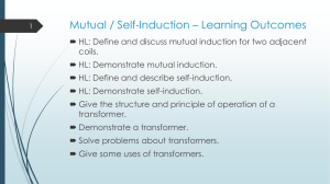 Mutual / Self-Induction – Learning Outcomes