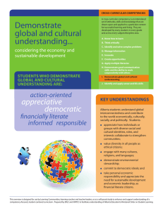 Demonstrate Global and Cultural Understanding – Colour