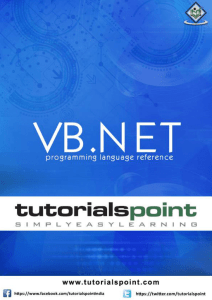 VB.Net Tutorial (PDF Version)