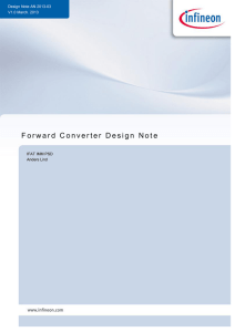 Forward Converter Design Note