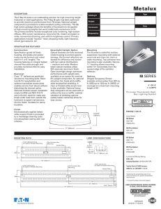 Metalux I8 High-Bay Industrial Fluorescent