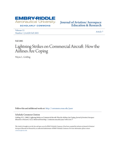 Lightning Strikes on Commercial Aircraft: How the Airlines Are Coping