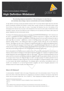 High Definition Wideband