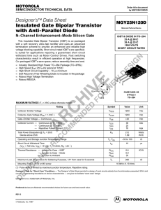 Designer`s™ Data Sheet Insulated Gate Bipolar Transistor with
