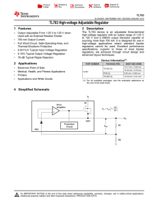 TL783 High-Voltage Adjustable Regulator (Rev. N)