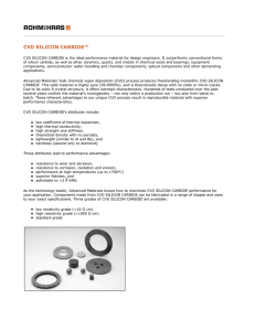 CVD Silicon Carbide -- Technical Data Sheet