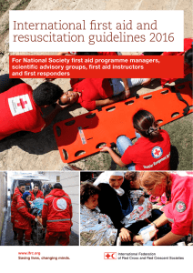 International first aid and resuscitation guidelines 2016