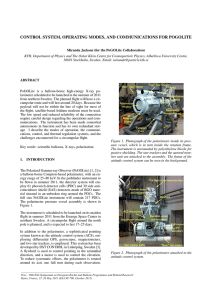 control system, operating modes, and communications for pogolite