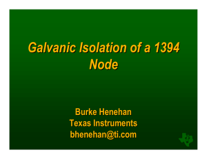 Galvanic Isolation - Texas Instruments