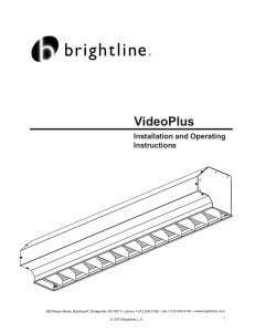 VideoPlus Manual