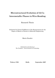 Microstructural Evolution of Al-Cu Intermetallic Phases in Wire
