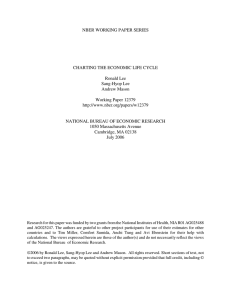 Charting the Economic Life Cycle - National Bureau of Economic