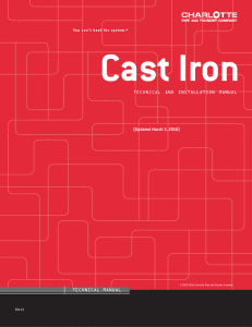 Cast Iron Technical Manual