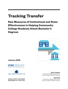 Tracking Transfer - Community College Research Center