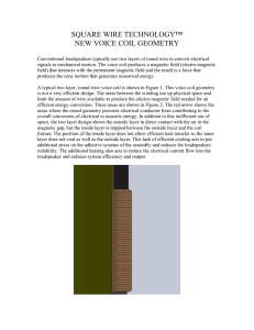 square wire technology™ new voice coil geometry