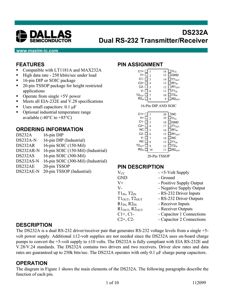 Ds description. Одноканальный DS 232 Datasheet. Схема DS-232. K232 даташит. Ds2501 Datasheet.