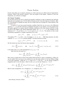 Fourier Analysis - University of Miami