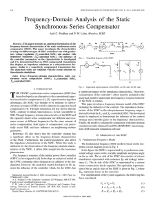 Frequency-Domain Analysis of the Static Synchronous