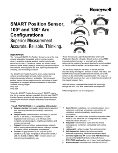 SMART Position Sensor, 100 and 180 Arc Configurations