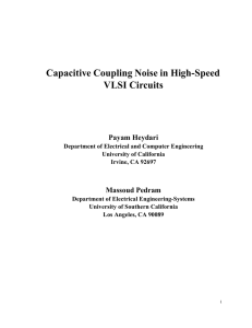 Capacitive Coupling Noise in High-Speed VLSI