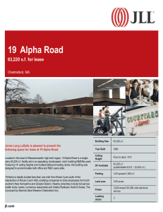 19 Alpha Road - JLL Property