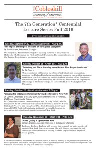 Fall 2016 Lecture Series Poster with Free and Open to the Public.indd