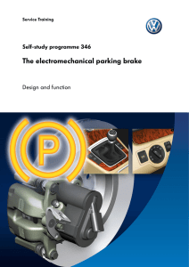 SSP346 - The electromechanical parking brake